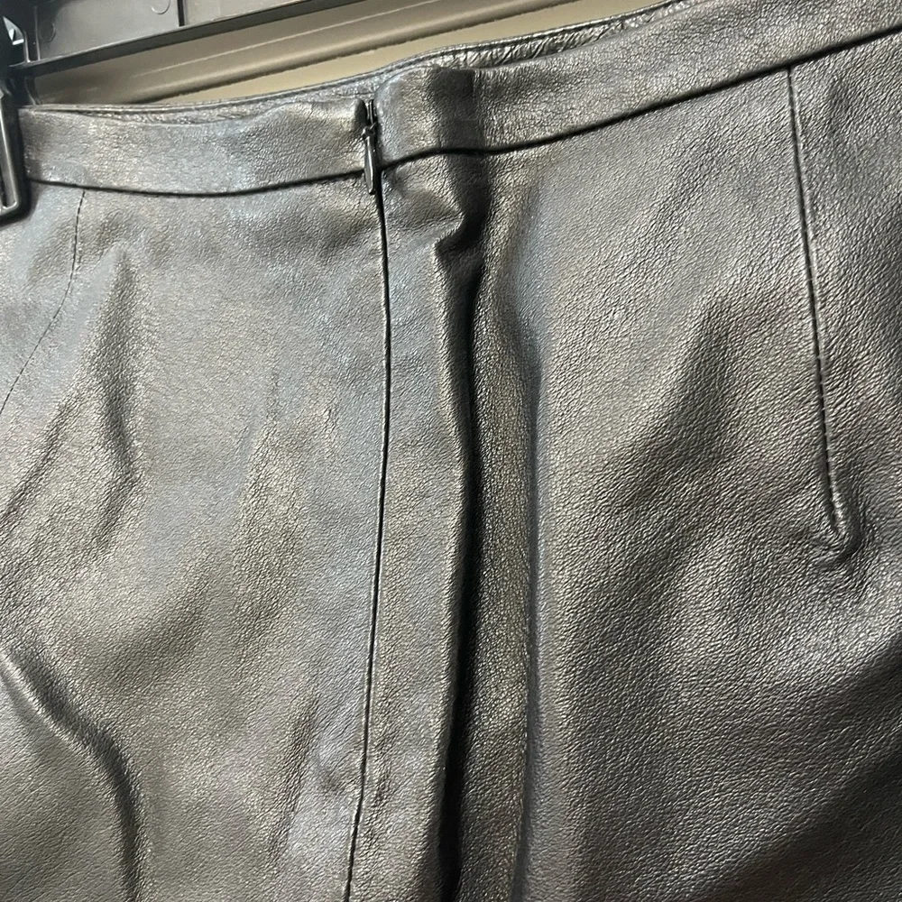 CUPCAKES AND CASHMERE | 100% Leather Skirt - Picture 9 of 16